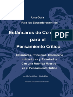 Estranares de Competencia Para El Pensamiento Critico