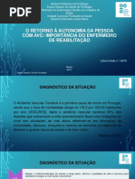 O Retorno à autonomia da pessoa com AVC