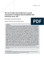 GÄRTNER, Roland_ RANK, Petra_ ANDER, Birgit. the Role of Iodine and Delta-iodolactone in Growth and Apoptosis of Malignant Thyroid Epithelial Cells and Breast Cancer Cells. Hormones (Athens), V. 9, n. 1, p. 60-66,
