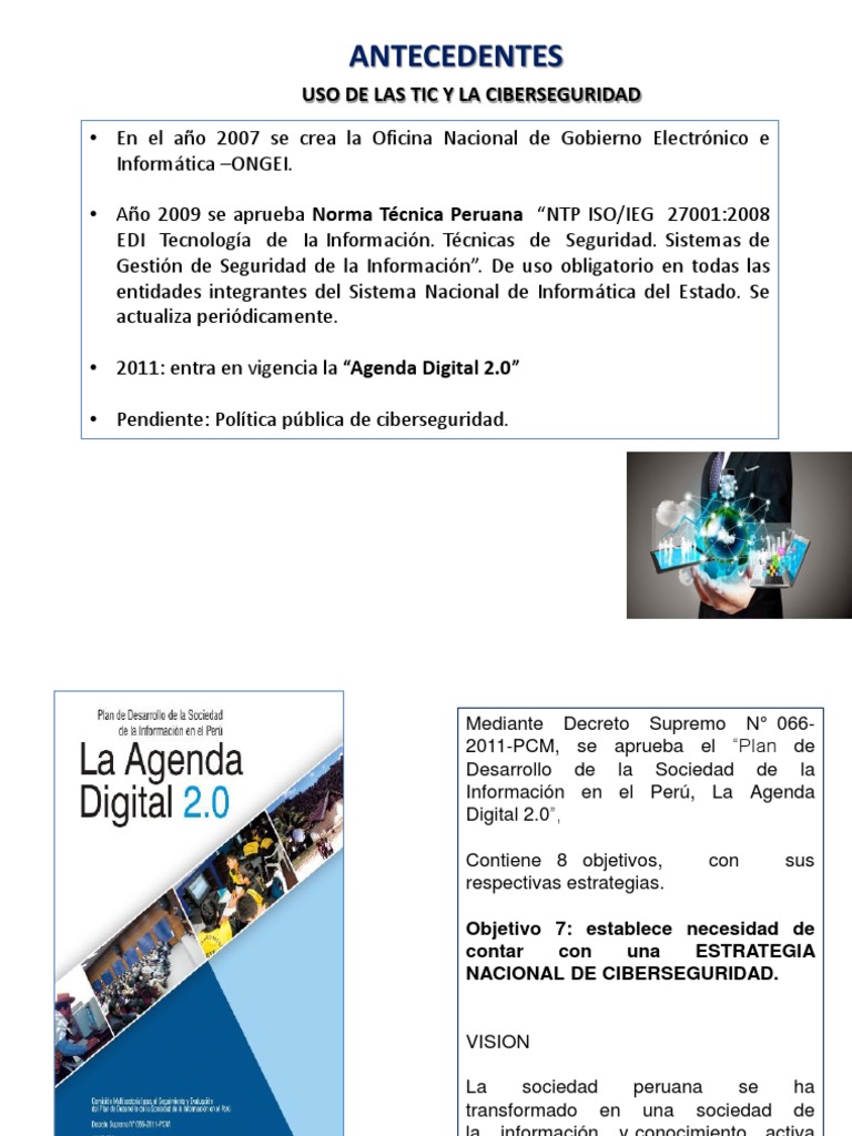 Ciberseguridad En El Perú Pdf Pdf Gobierno E La Seguridad Informática
