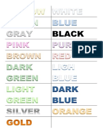 Labels - Colours