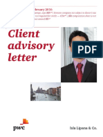 Client Advisory Letter February 2016