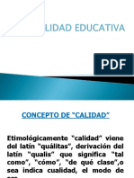 Calidad Educativa