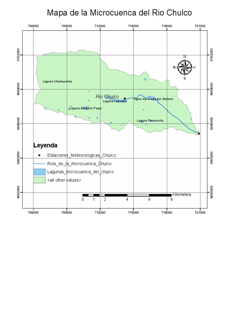Mapa de la Microcuenca del Río Chulco | PDF
