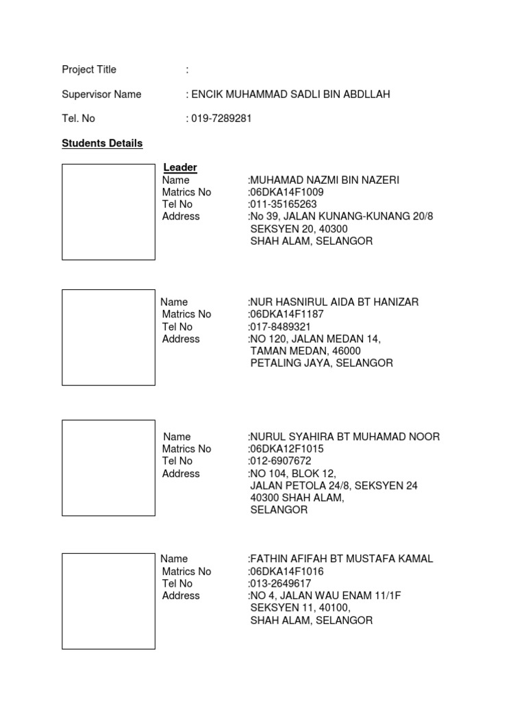 Log Book Project Fyp Politeknik Port Dickson Pdf