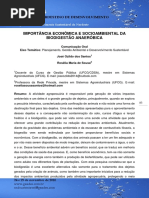 Importância Econômica e Socioambiental Da Biodigestão Anaeróbica