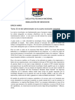 El Rol de Los Lideres Empresariales en La Cuarta Revolución Industrial