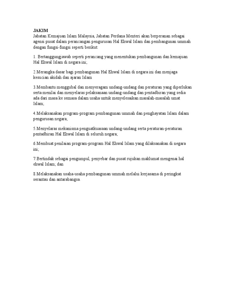 Peranan Jakim Pdf