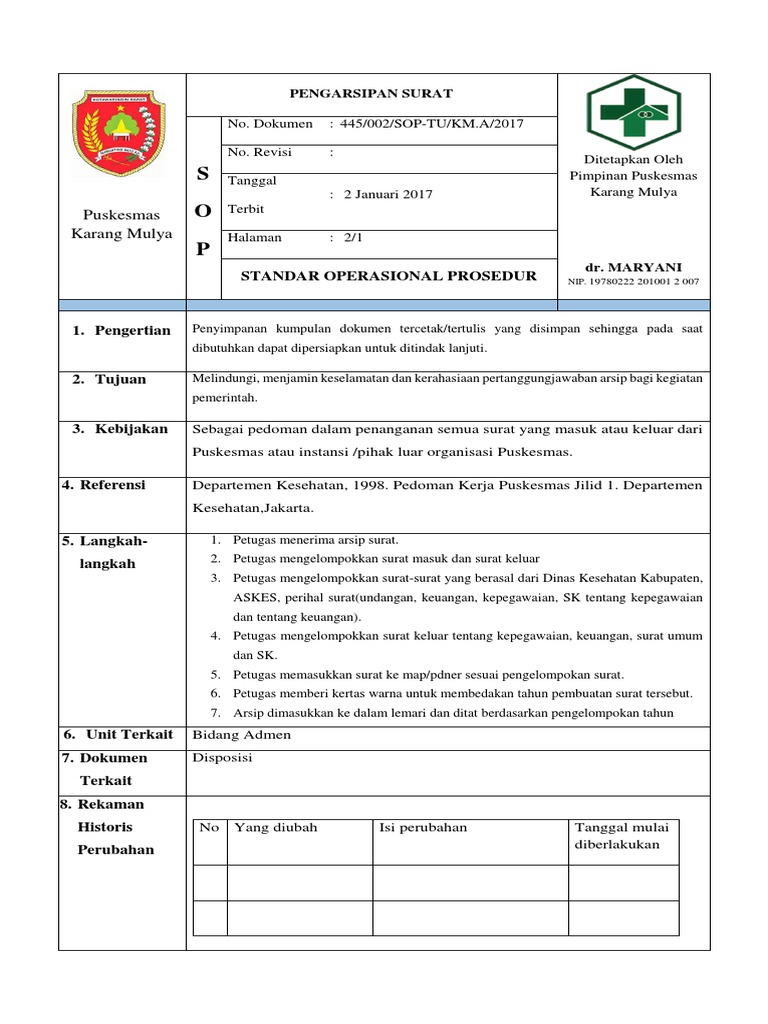 Contoh Sop Surat Masuk Dan Surat Keluar Yentl Info Contoh Sop Surat Masuk Dan Surat Keluar Yentl Info