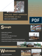 Analisis Swot Kawasan Kelenteng 10 Ulu