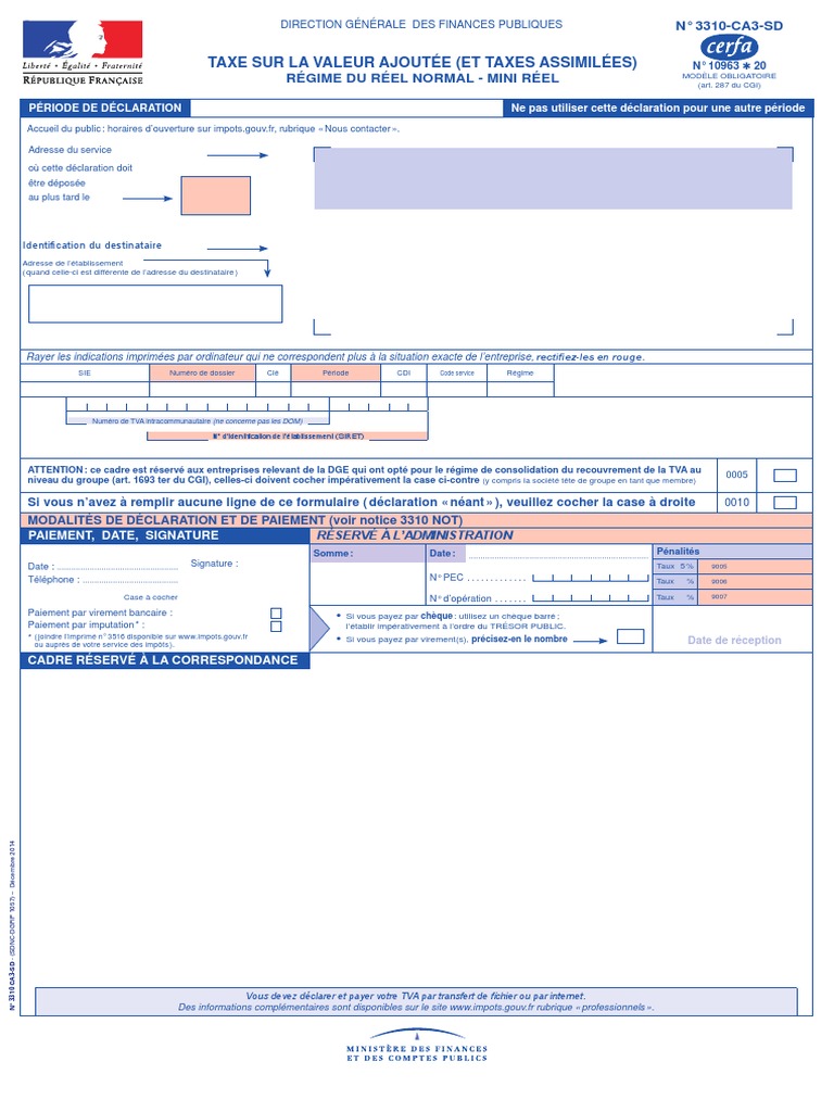 cerfa 3310 ca3