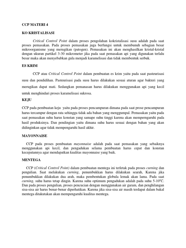 CCP Materi 4 | PDF | Kesehatan Holistik | Teknologi & Rekayasa