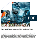 Chatrapati Shivaji Maharaj The Napoleon of India