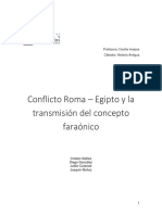 Conflicto Roma - Egipto y La Transmisión Del Concepto Faraónico