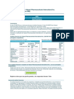 Análisis Financiero de Valeant Pharmaceuticals International Inc