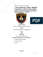 Monografia de Delitos Contra El Parimonio Peru