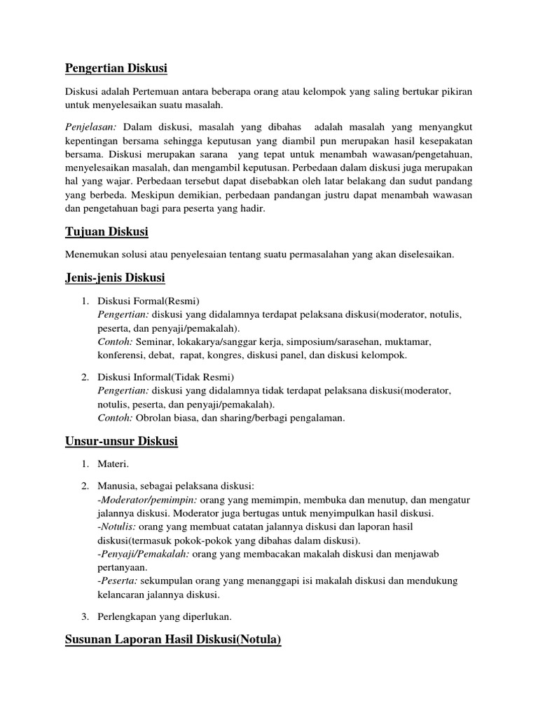 Contoh Laporan Bahasa Indonesia - Aneka Macam Contoh