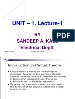 Development of Circuit Concepts Unit 1