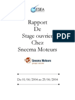 Stage Ouvrier - SNECMA