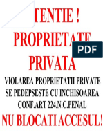 Atentie Prop Privata