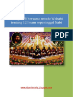 Dialog Bersama Ustadz Wahabi Tentang 12 Imam Sepeninggal Nabi