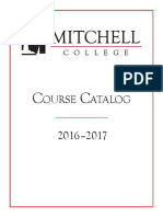 Mitchell College Course Catalog 2016 17