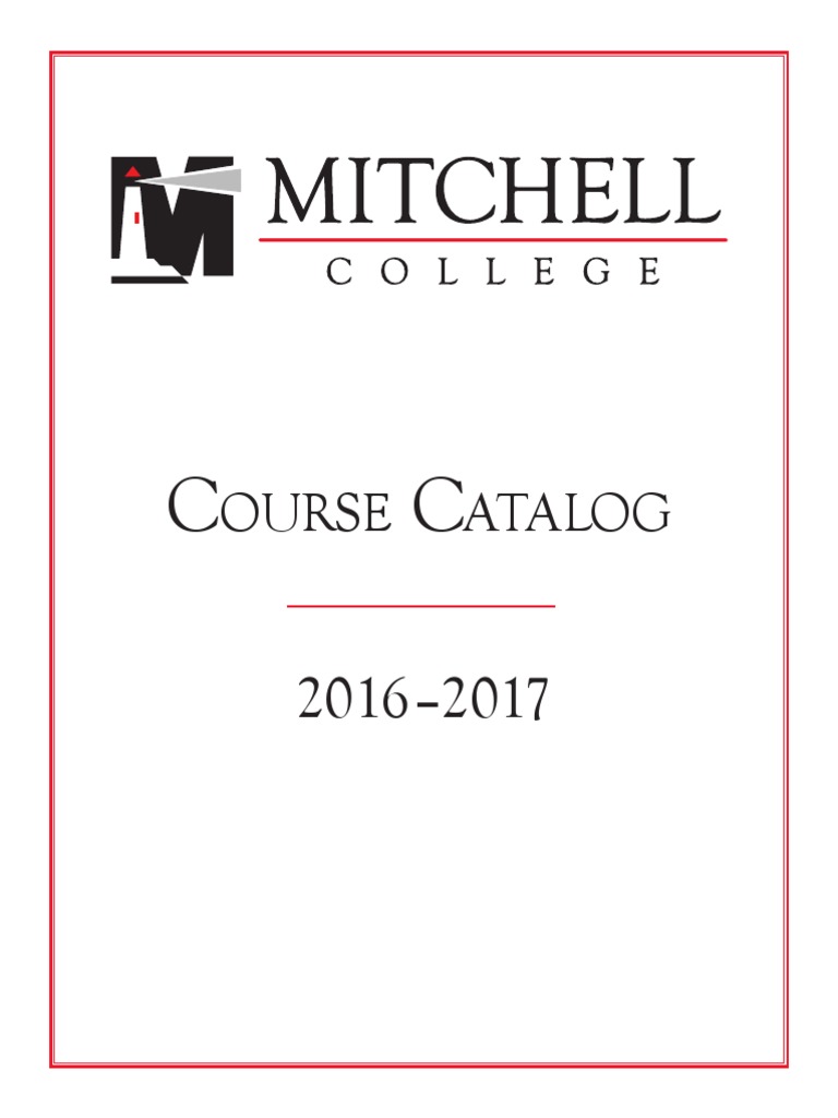 Mitchell College Course Catalog 2016 17 Student Financial Aid In The 