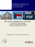 Itchell Ommunity College: Tate of Orth Arolina