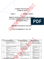 Scheme of Work Year 7 Science 2017-18