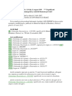 ORDONANŢĂ NR 119 - 1999 Republicata - Control Intern