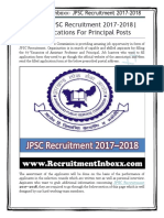 JPSC Recruitment