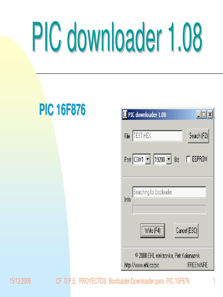 Tema - 13 - Programa Bootloader PDF | PDF | Microcontrolador | Arranque