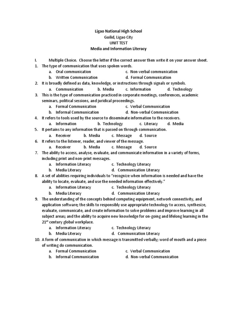 Literacy paper image