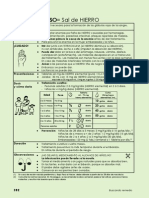 Sulfato FERROSO Sal de HIERRO: Tipo de Medicamento Indicaciones