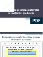 Sistemul de Învăţământ Din România
