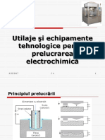 Tehnologice Pentru Prelucrarea Electrochimică
