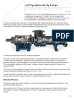 Beginner's Guide to Progressive Cavity Pumps