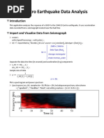 El Centro Earthquake Data Analysis