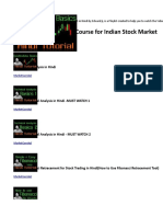 Free Technical Analysis Course Hindi Stock Market by MarketGurukul