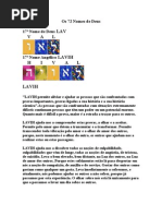 Os 72 Nomes de Deus 17º Nome 
