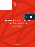 Kodeks Asocijacije Onlajn Medija PDF