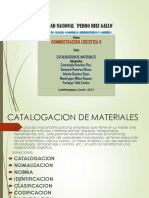 Catalogacion de Materiales