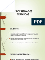 Propriedades Térmicas