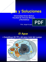 Agua y Soluciones Prof. Jorge Leyva