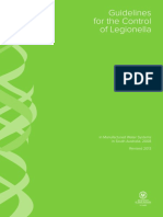 Guidelines For The Control of Legionella: in Manufactured Water Systems in South Australia, 2008 Revised 2013