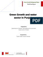 Green Growth and Water Sector in Punjab