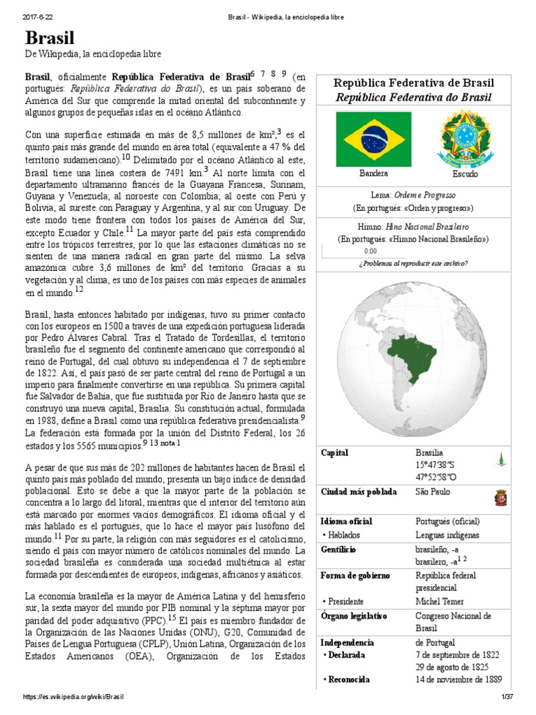 Brasil Wikipedia, la enciclopedia libre.pdf Brasil Portugal