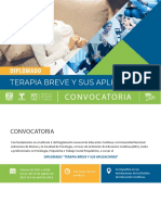 Convocatoria Diplomado Terapia Breve