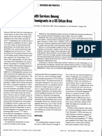 Access To and Use of Health Services Among Undocumented Mexican Immigrants in A Us Urban Area