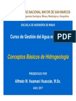 Conceptos basicos de Hidrogeologia 